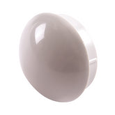Cart End Cap, Dome Shape, Gray